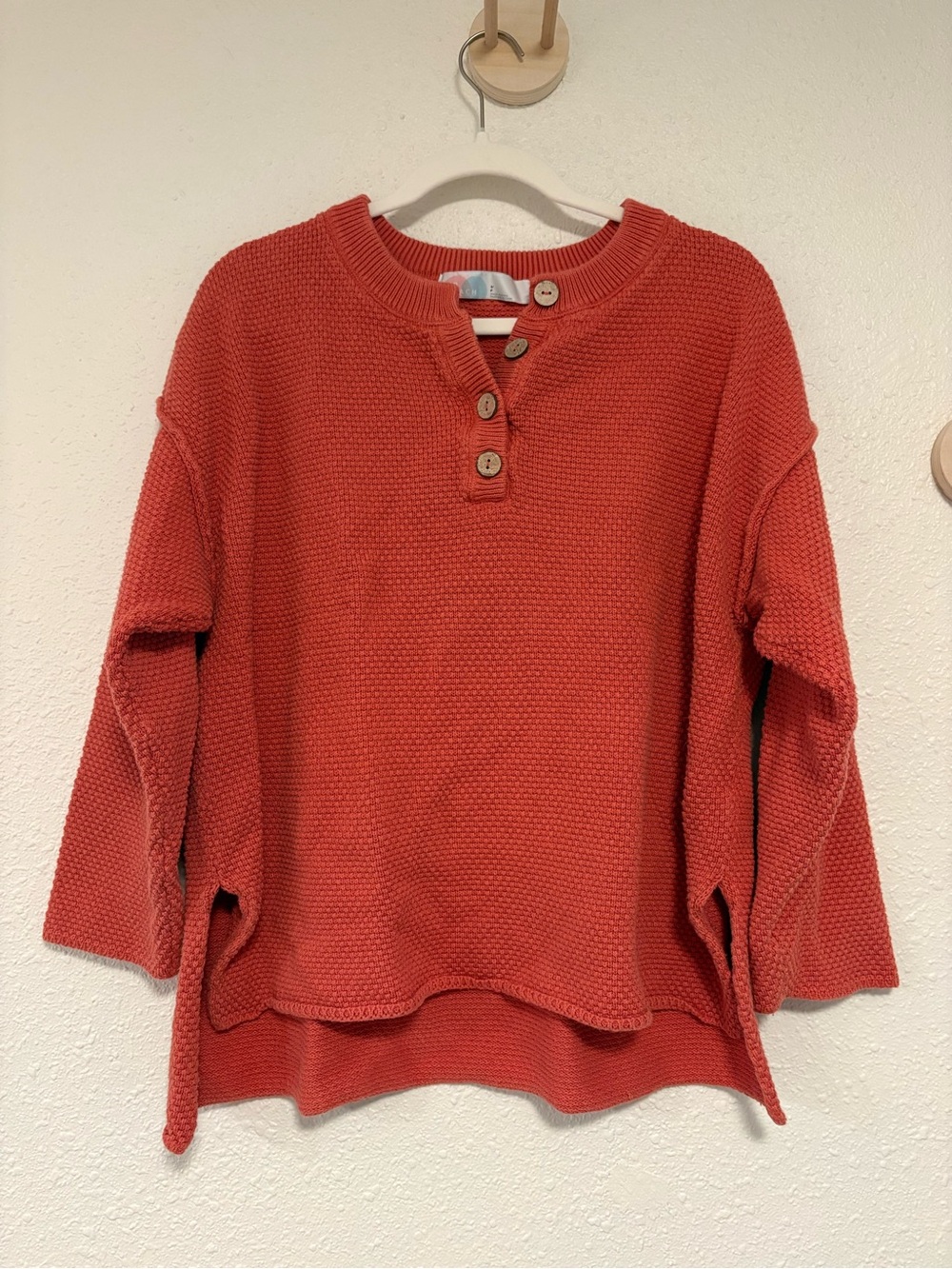 Free People Orange Sweater